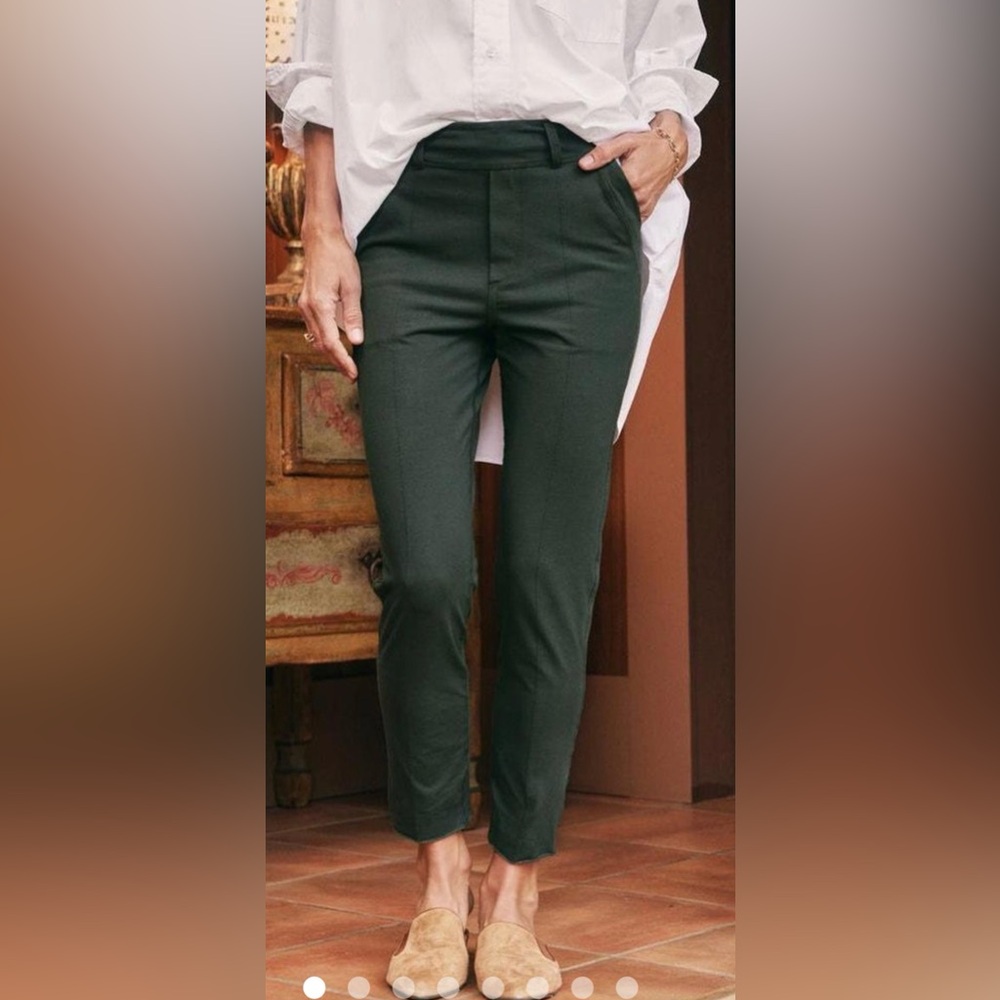 Frank & Eileen Murphy Pant. Large. Green. EUC.